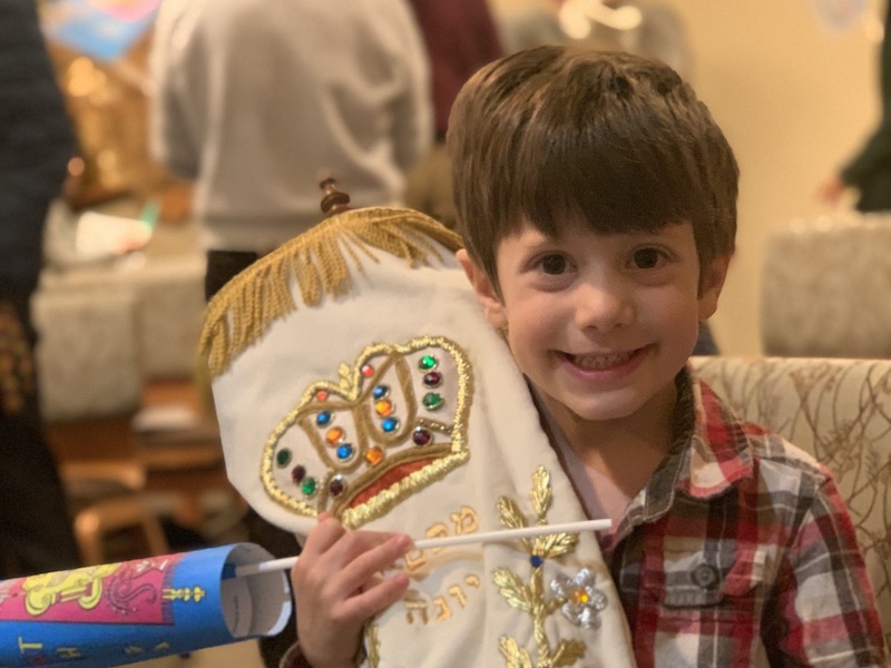 Kid with Torah